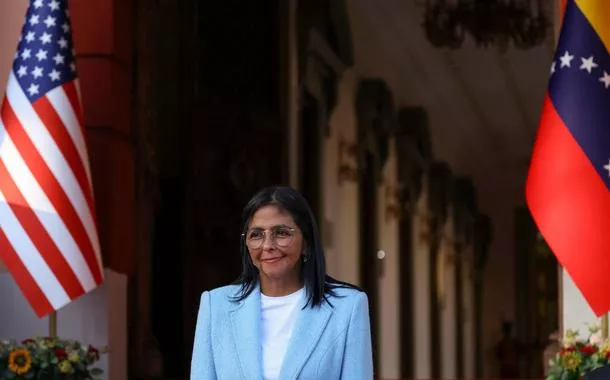A presidente encarregada da Venezuela, Delcy Rodríguez