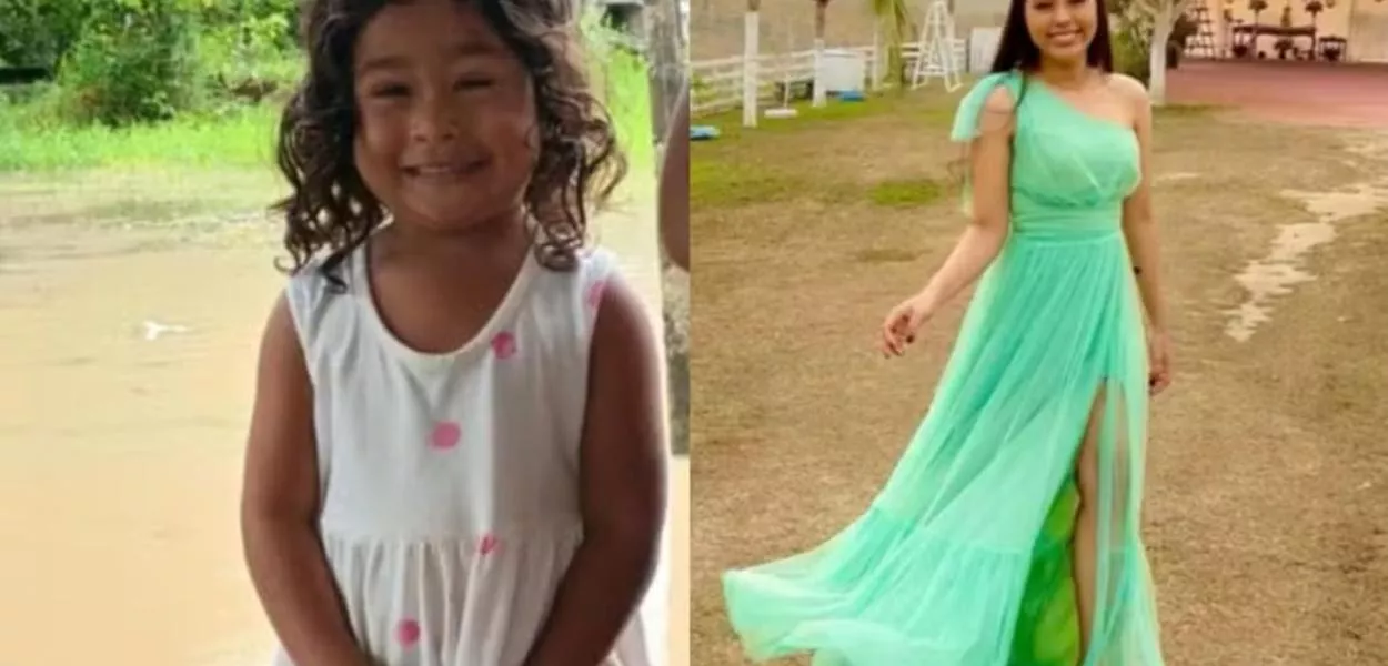 Samila e Souza, de 3 anos, e Lara Bianca, de 22 anos, morreram no naufrágio em Manaus