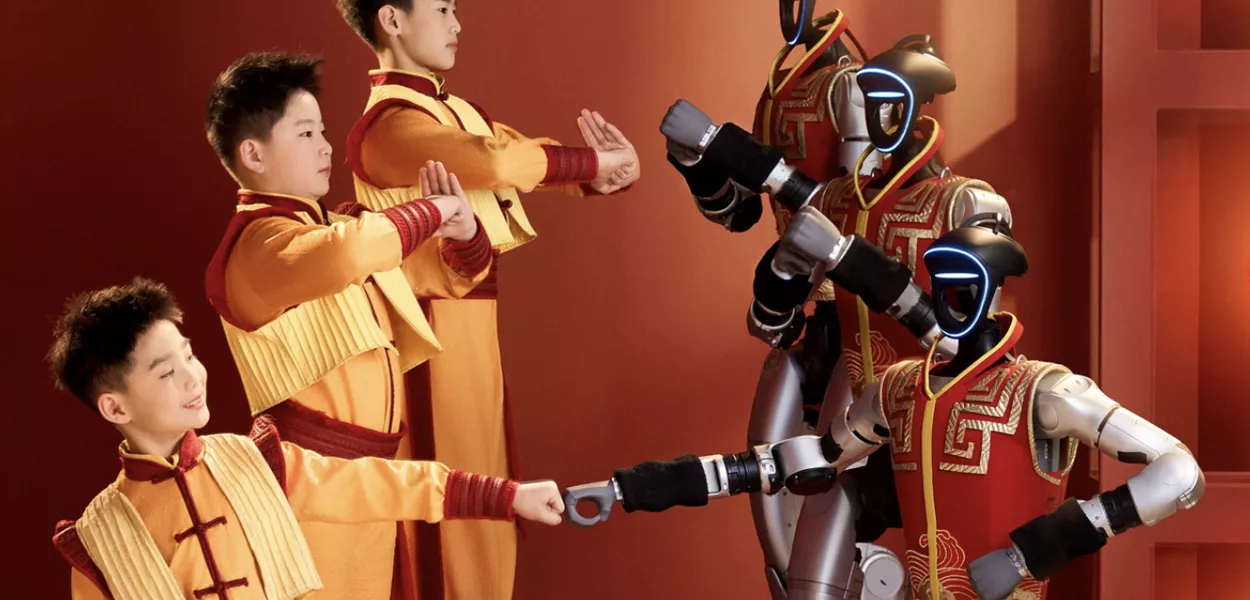 Robôs da Unitree no Festival de Gala