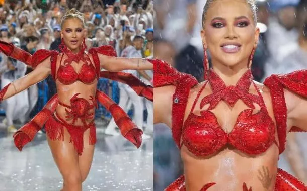 Virginia Fonseca é vaiada na Sapucaí durante estreia como rainha de bateria e tapa-sexo se descola (vídeo)