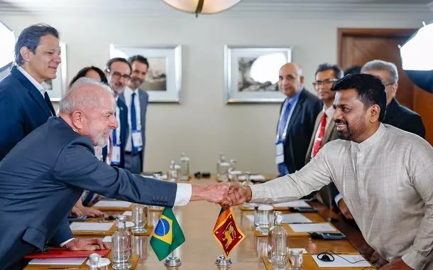 Lula se reúne com presidente do Sri Lanka em Nova Déli