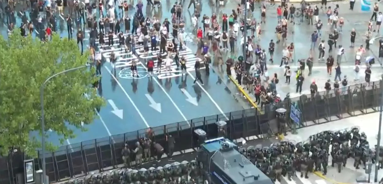 Confrontos na Argentina