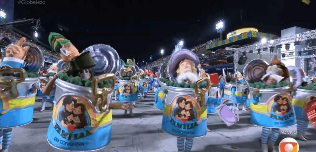 Desfile de carnaval da escola de samba Acadêmicos de Niterói