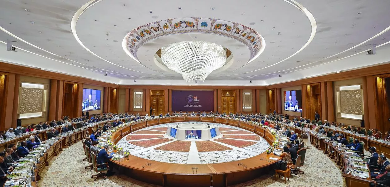 Cúpula de Impacto de Inteligência Artificial, em Nova Déli, Índia