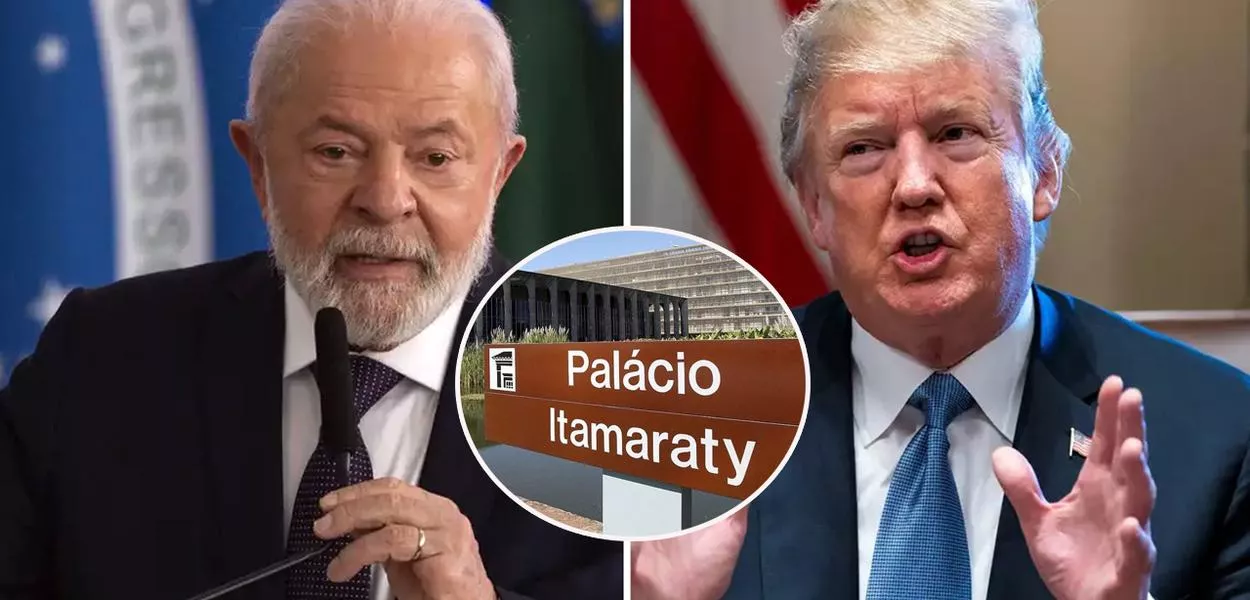 Lula, sede do Ministério das Relações Exteriores no Brasil e Donald Trump