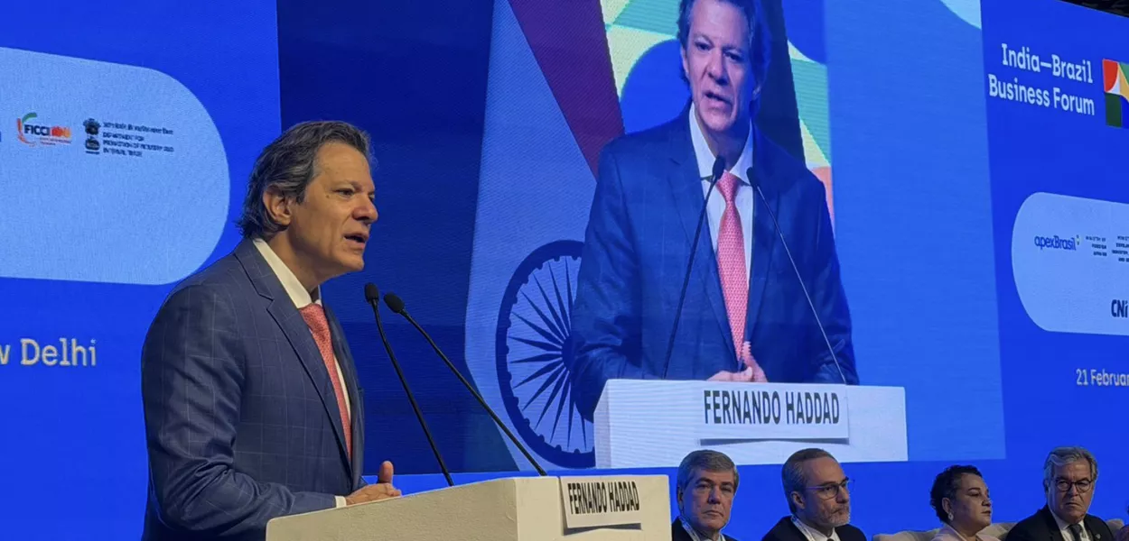 Fernando Haddad, na Índia