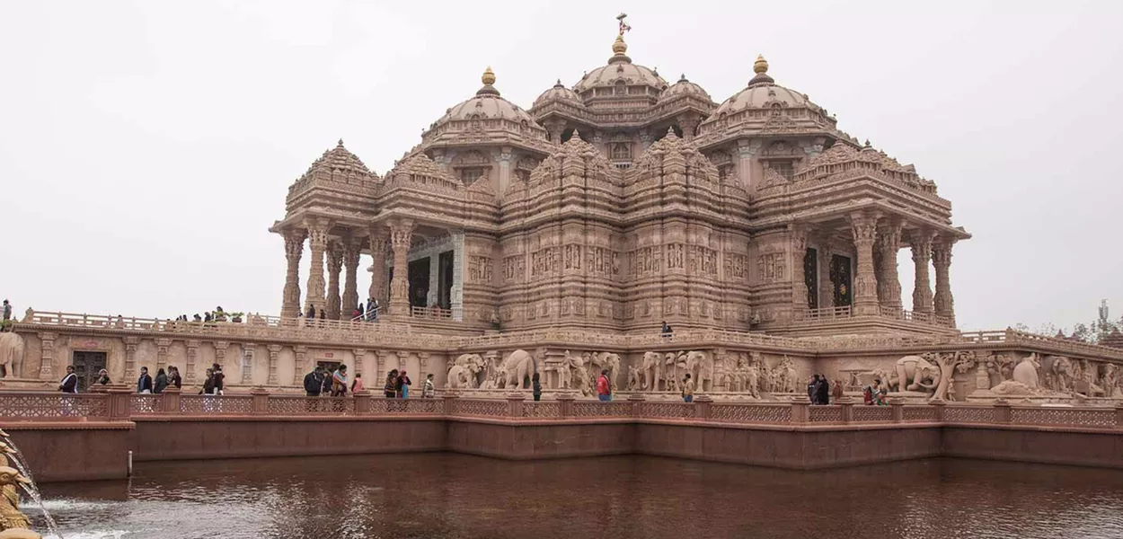 Templo de Akshardham, em Nova Déli