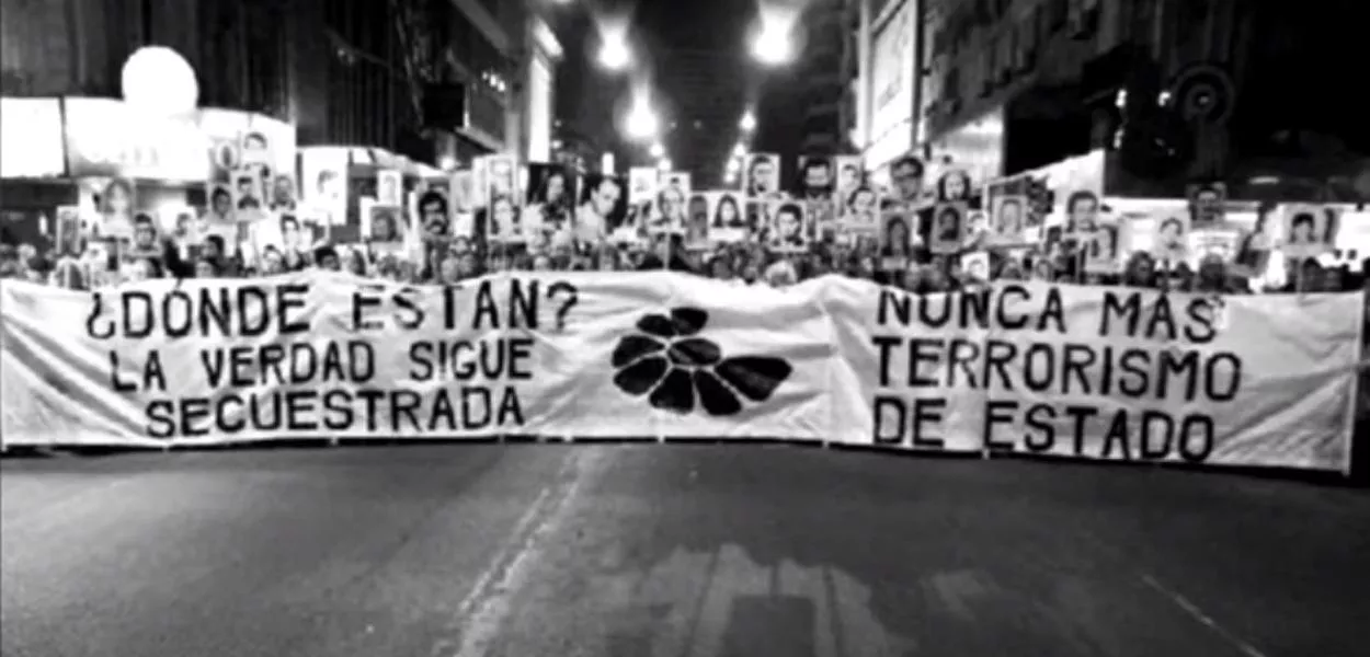 Ato contra a ditadura civil-militar uruguaia