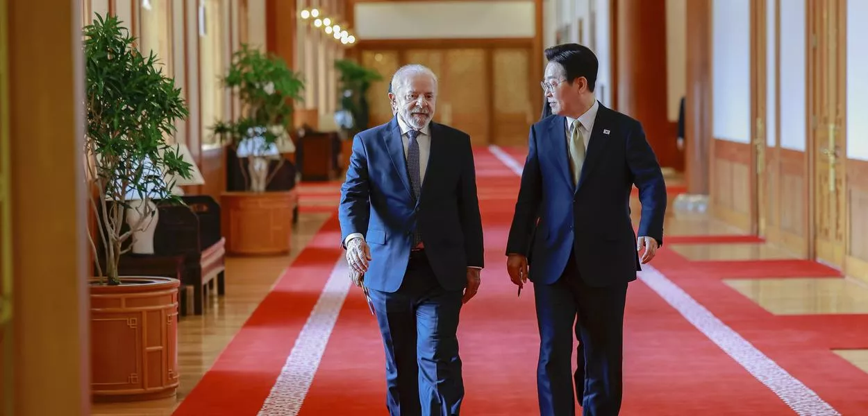 Lula e Lee Jae-myung