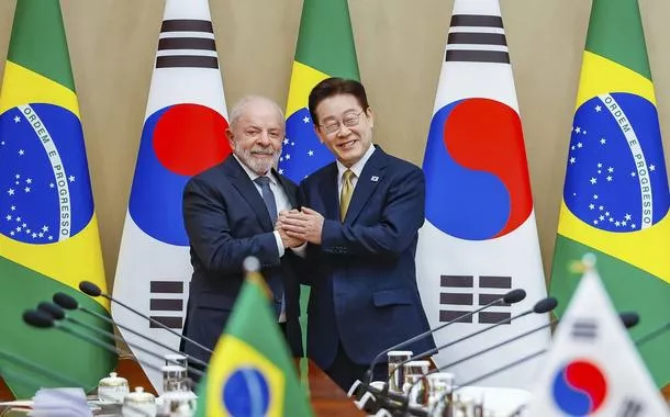 Coreia do Sul quer retomar acordo comercial com o Mercosul após reunião com Lula