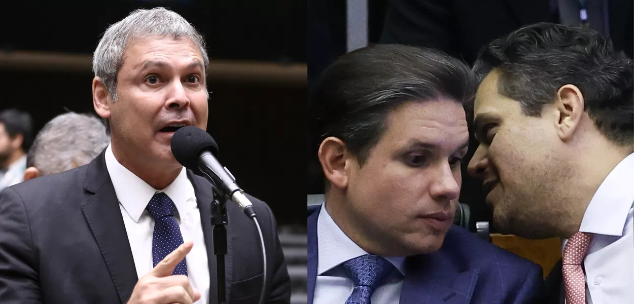 Lindbergh Farias, Hugo Motta e Davi Alcolumbre