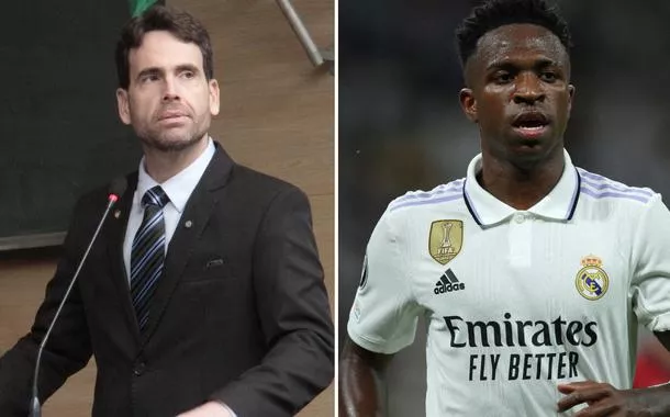 No Recife, vereador do Novo vota contra homenagem a Vini Jr por luta antirracista