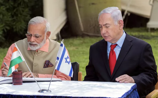 Narendra Modi e Benjamin Netanyahu