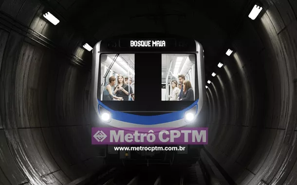 Imagem gerada por IA sobre trem para Guarulhos