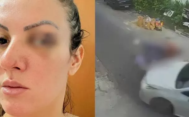 Aline Santos afirma que namorado a fez descer da moto durante passeio e passou a agredi-la após ser questionado