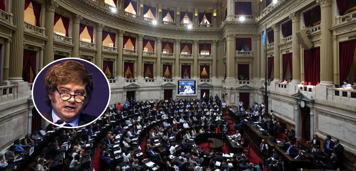 Javier Milei e o Senado argentino