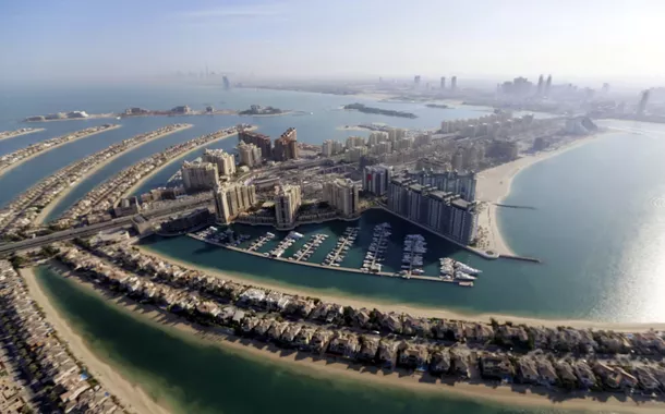 Bairro Jumeirah, em Dubai, Emirados Árabes Unidos