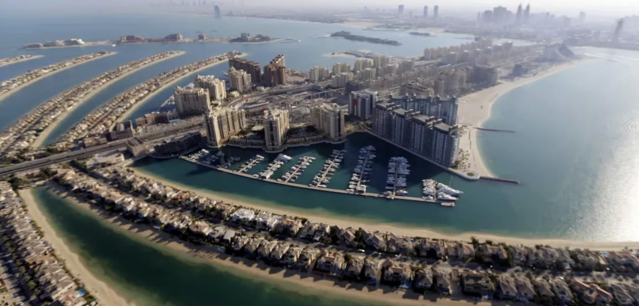 Bairro Jumeirah, em Dubai, Emirados Árabes Unidos