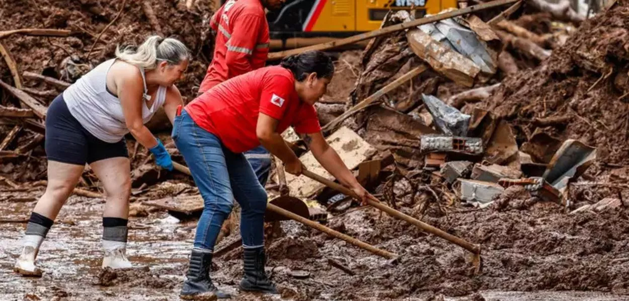 Fortes chuvas na Zona da Mata de Minas Gerais