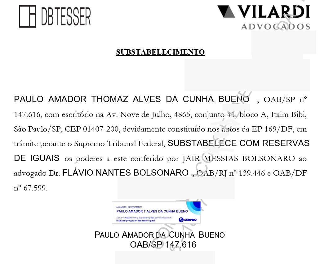 Segunda parte do ofício