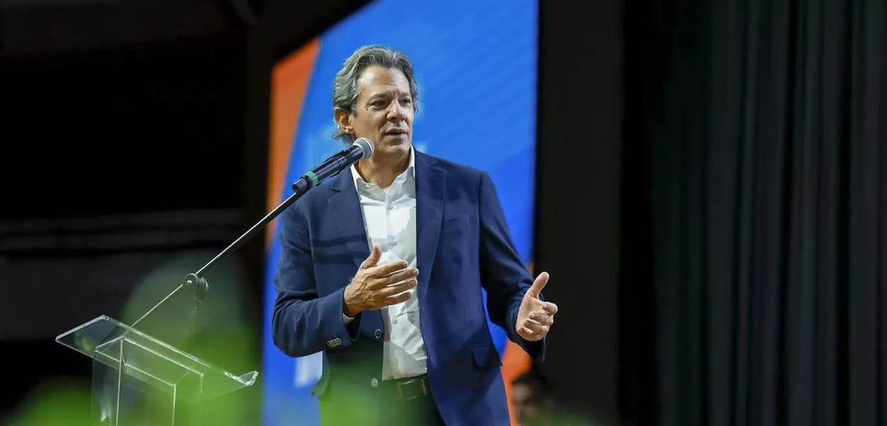 03.03.2026 - Ministro da Fazenda, Fernando Haddad, durante a abertura da 2º Conferência Nacional do Trabalho, no Teatro Celso Furtado. São Paulo - SP.  Foto: Ricardo Stuckert / PR
