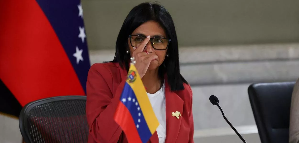 Presidente interina da Venezuela, Delcy Rodríguez
04/02/2026
REUTERS/Leonardo Fernandez Viloria