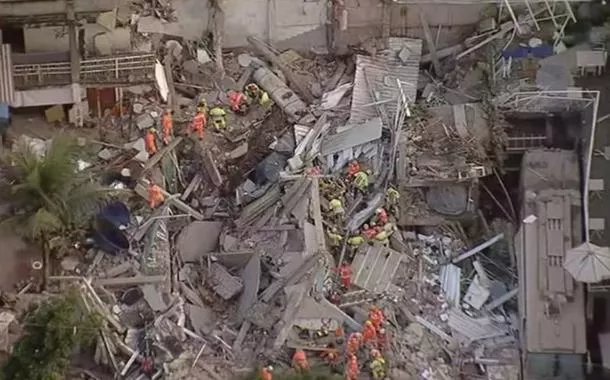 Desabamento de asilo deixa 1 morto e 13 idosos soterrados em Belo Horizonte