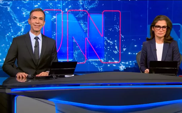 César Tralli e Renata Vasconcellos