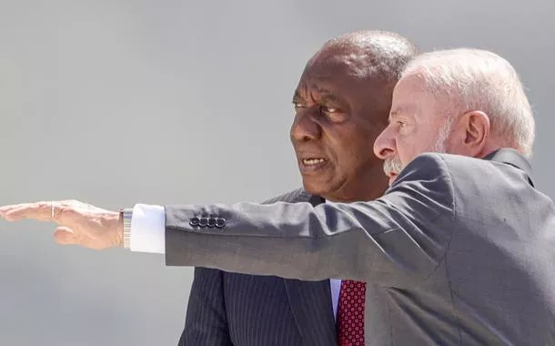 Cyril Ramaphosa e Lula 