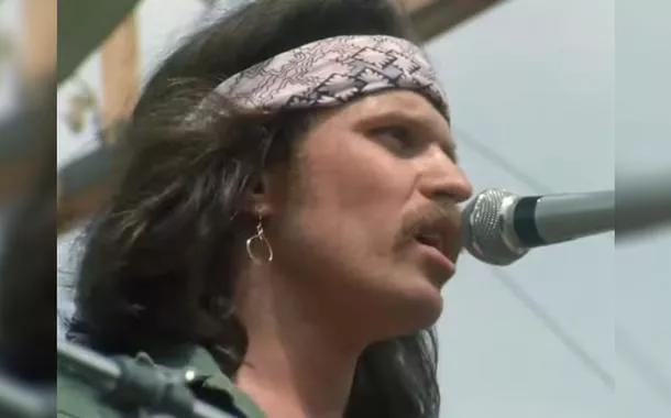 Country Joe McDonald em Woodstock em 1969