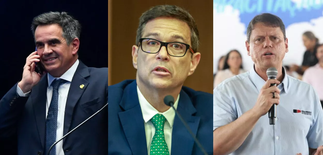 Ciro Nogueira, Roberto Campos Neto e Tarcísio de Freitas