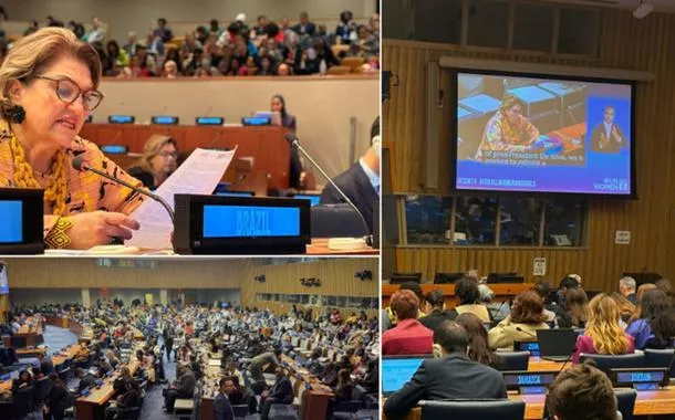 Ministra Márcia Lopes defende igualdade de gênero em agenda na ONU