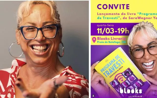 Sara York lança o livro “Programa de Travesti” no Rio de Janeiro