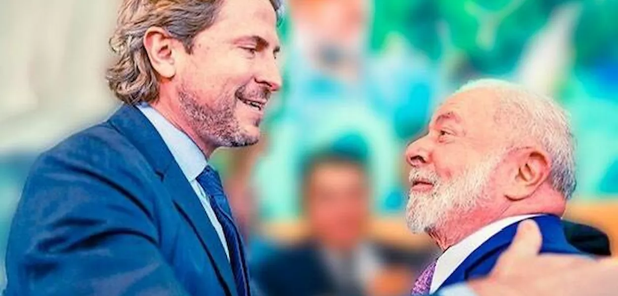 Deputado Zeca Dirceu e o presidente Lula