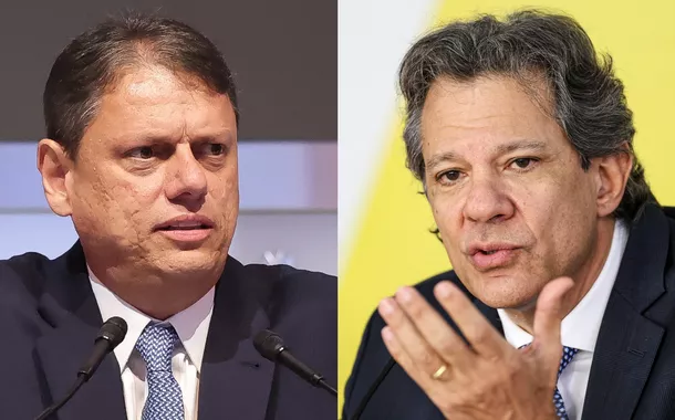 Tarcísio de Freitas e Fernando Haddad