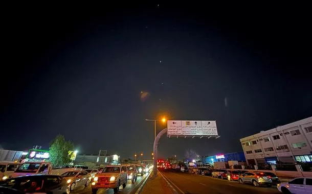 Mísseis interceptores são disparados após Forças Armadas do Irã atacarem base norte-americana de Al Udeid, localizada em Doha, no Catar
23/06/2025