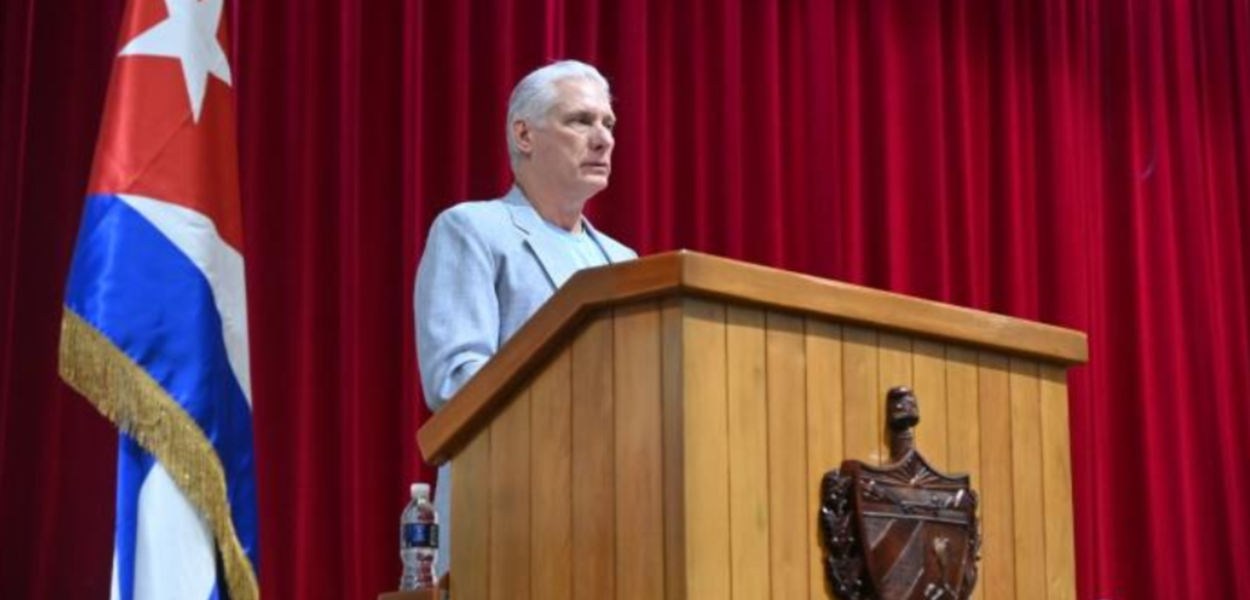 Díaz-Canel exalta solidariedade internacional com Cuba