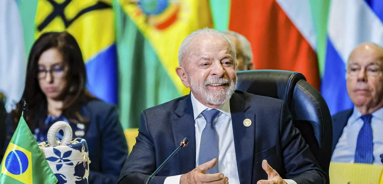 21.03.2026 - Presidente da República, Luiz Inácio Lula da Silva, durante reunião de Chefes de Estado CELAC-África, no Centro de Convenções Ágora. Bogotá - Colômbia