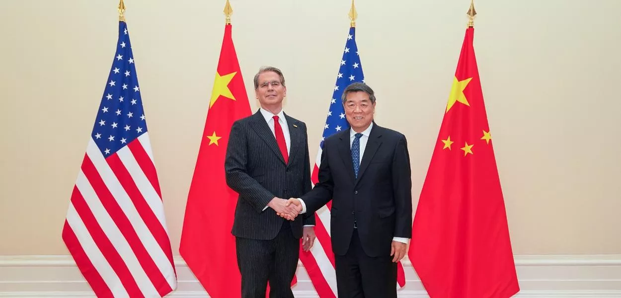 Scott Bessent e He Lifeng