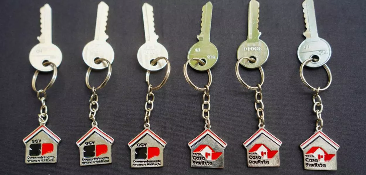 Chaves de moradias do Programa Casa Paulista