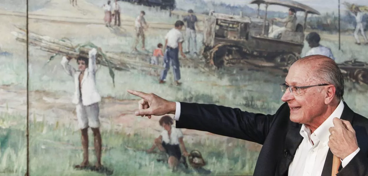 Brasília (DF), 09/03/2026 - Vice-Presidente da República, Geraldo Alckmin,  após gravação do programa Na Mesa com Datena. Foto: Bruno Peres/Agência Brasil