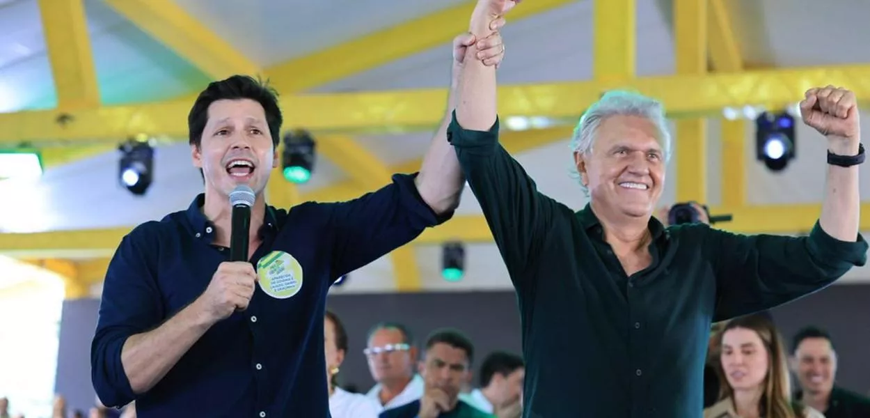 14 03 2026 Caiado lança Daniel Vilela ao governo com presença de 209 prefeitos, em Jaraguá