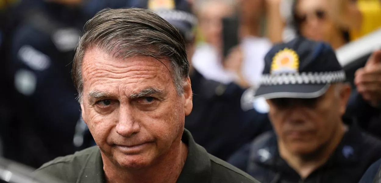 O ex-presidente Jair Bolsonaro em Brasília-DF - 14/09/2025 