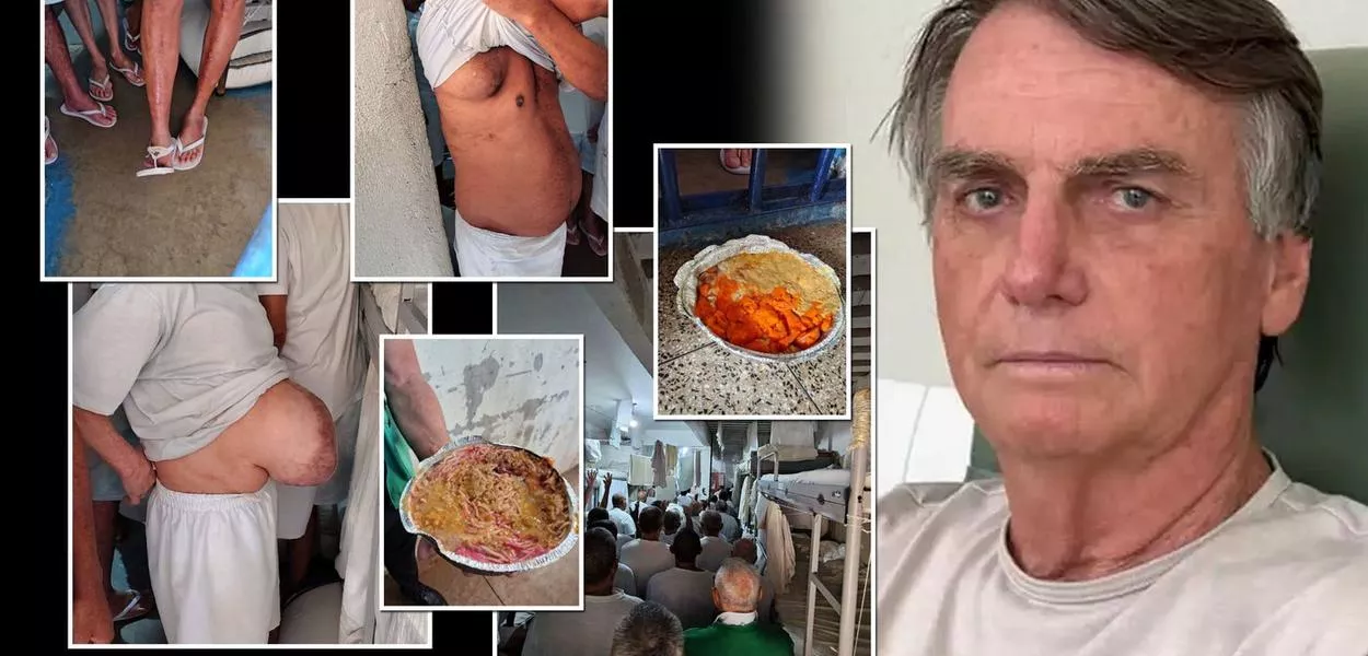 Bolsonaro e outros presos da Papuda: eles também estõa doentes, mas não tiveram direito de prisão domiciliar humanitária