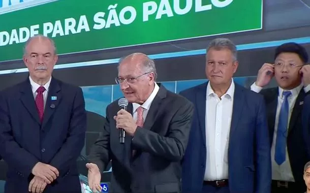 BNDES exigirá conteúdo nacional em trens, diz Alckmin em São Paulo
