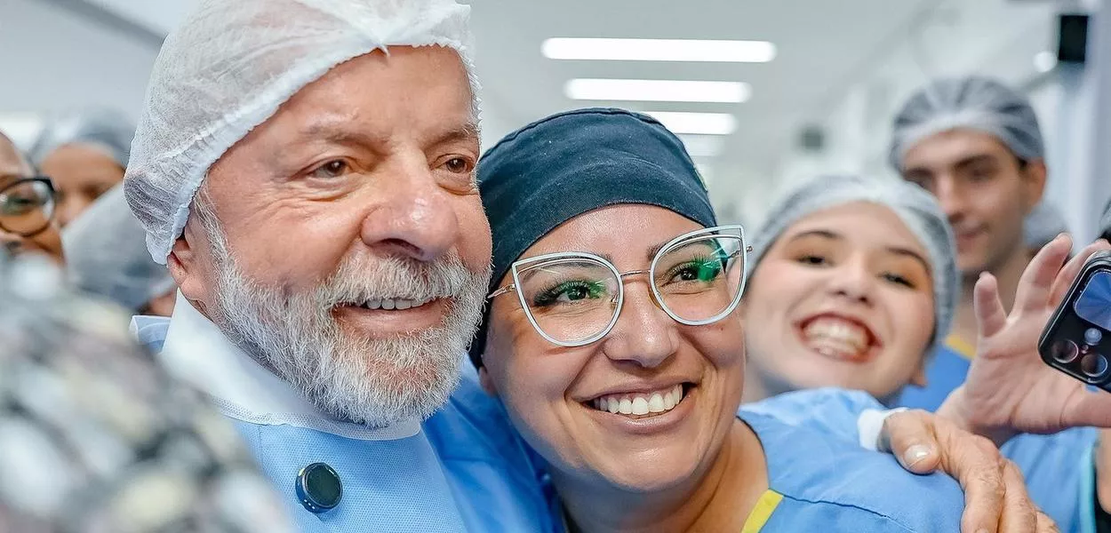 25.03.2026 - Presidente da República, Luiz Inácio Lula da Silva, durante visita às novas áreas do Hospital Universitário da Universidade Federal de São Carlos, na Rua Luis Vaz de Camões, nº 111, São Carlos - SP.

