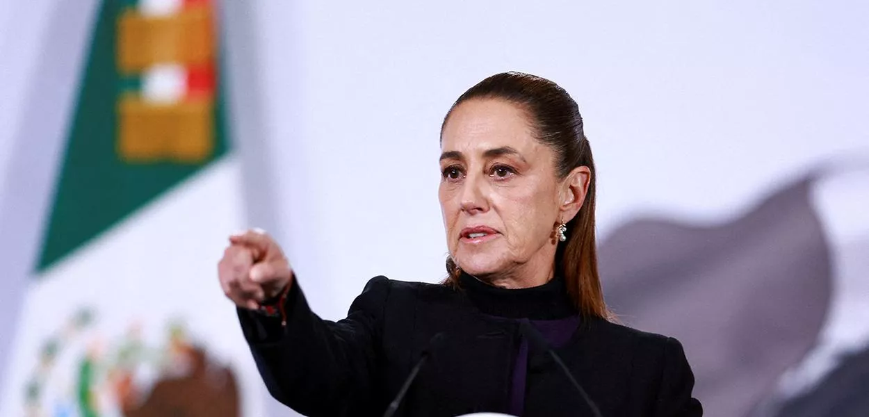 A presidenta do México, Claudia Sheinbaum