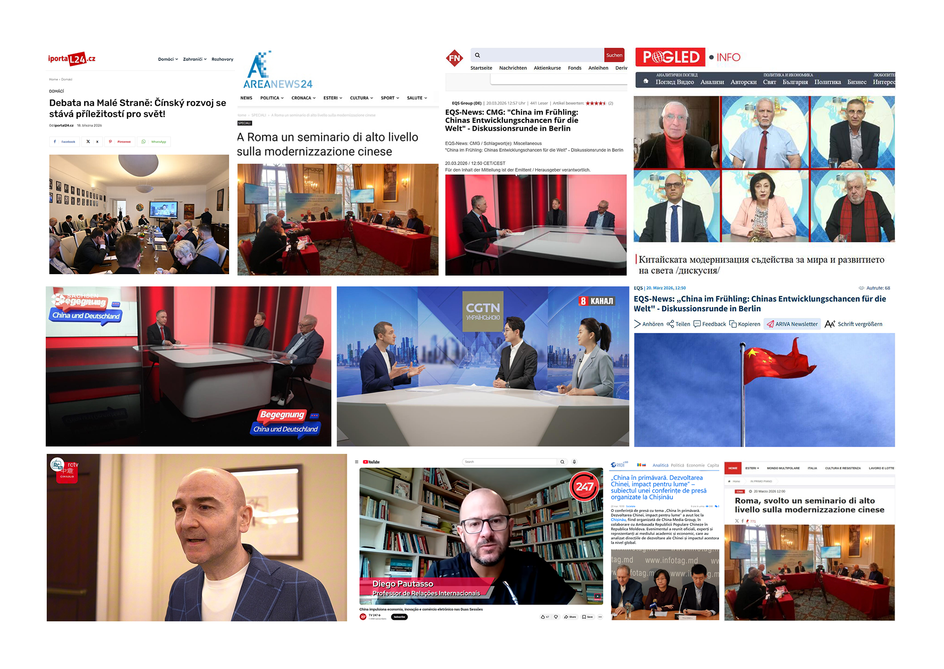 Diálogo global “Desenvolvimento da China, Oportunidades para o Mundo” é realizado na Europa e na América Latina