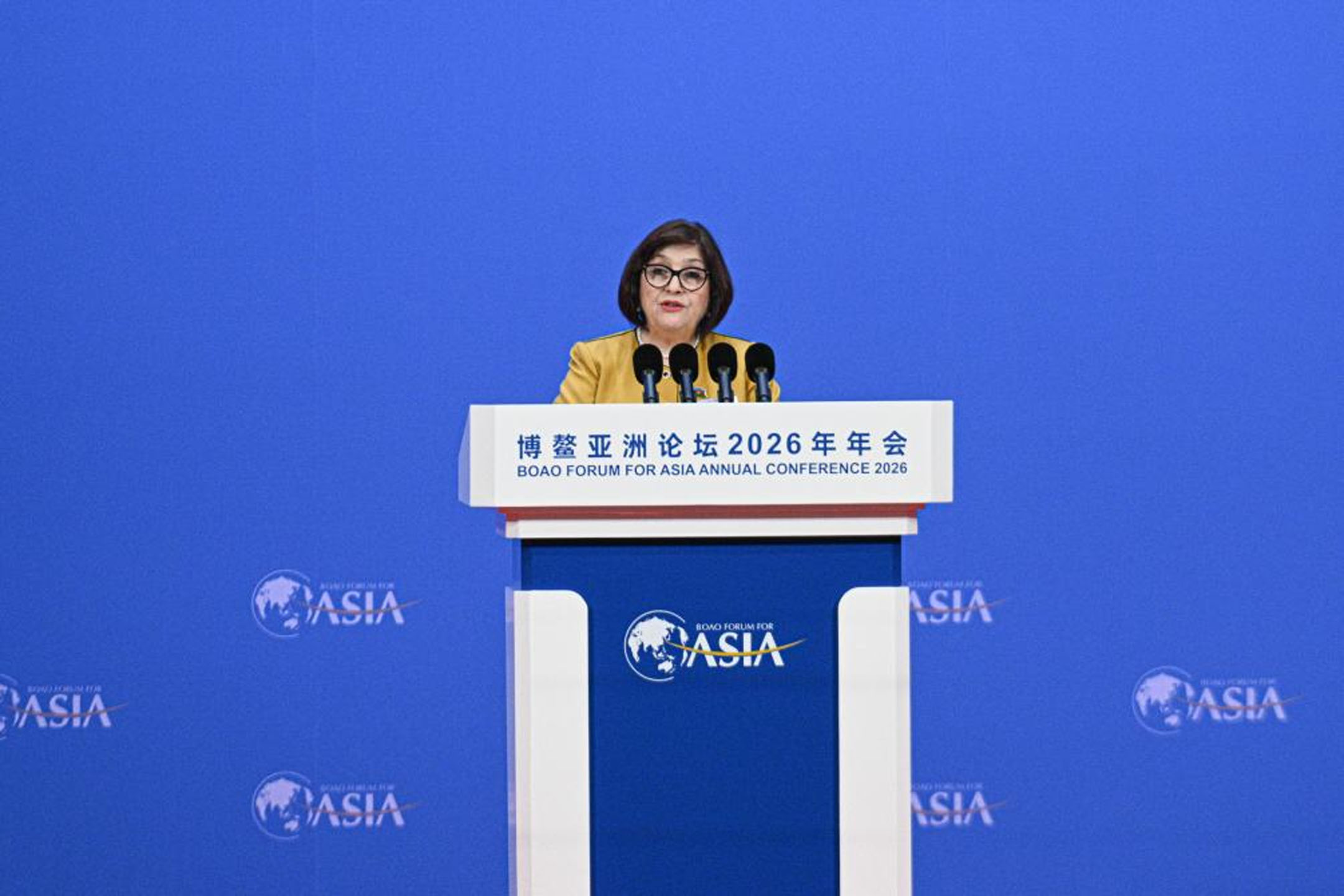 Conferência Anual 2026 do Fórum Boao para a Ásia realiza sessão plenária em Hainan 