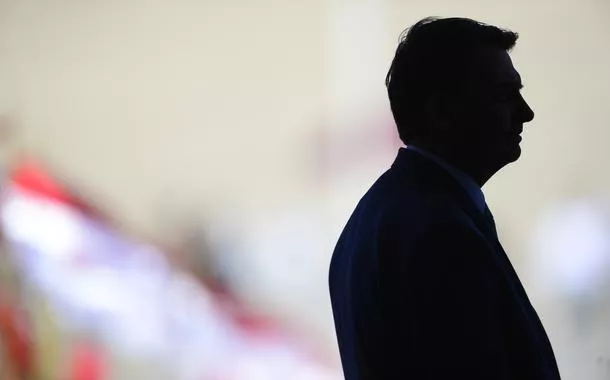 Jair Bolsonaro, escurecido na foto - 30/07/2021